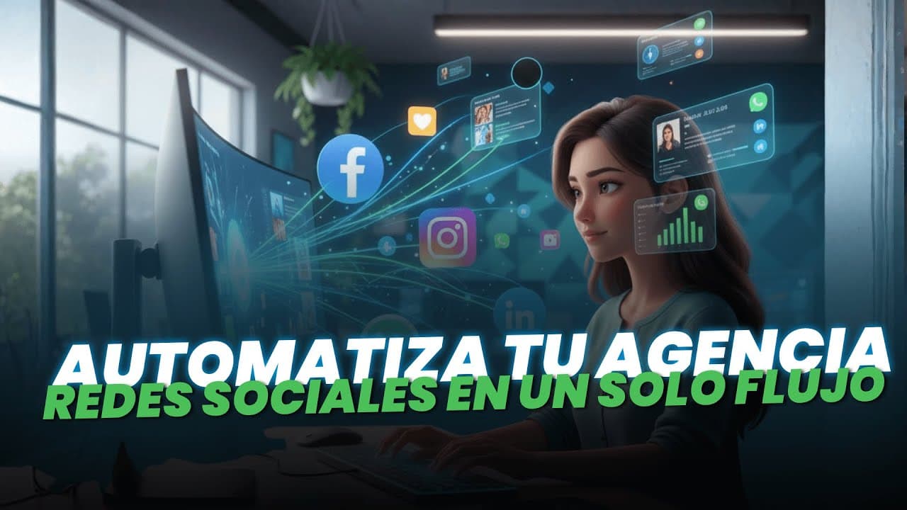 Automatiza tu Agencia: Gestiona redes sociales en un solo flujo con IA y Bewe